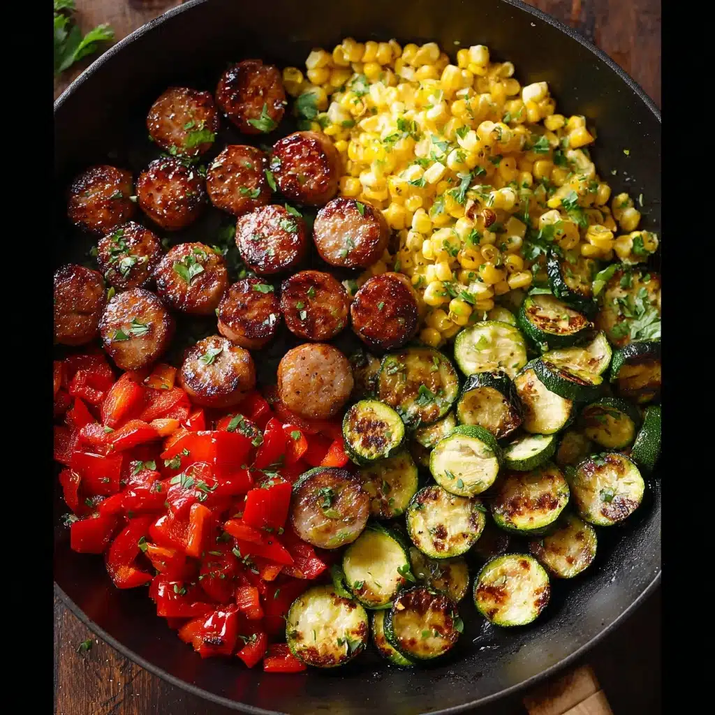 Sausage and Veggies Skillet - 30 Minute, One-Pan Meal Recipe - Recipe Image