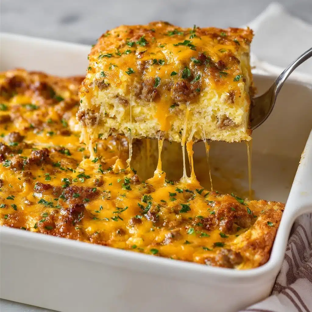 Easy Sausage and Egg Casserole Recipe - Recipe Image