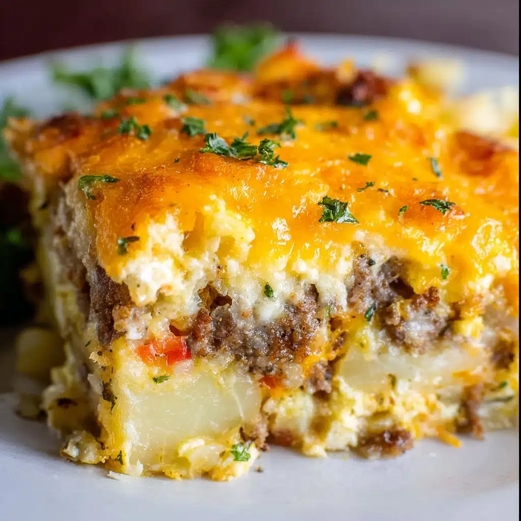 Easy Sausage and Egg Casserole Recipe - Recipe Image