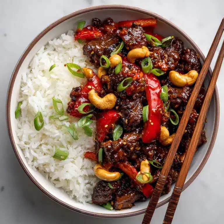 Dragon Chicken Cashew Stir Fry Recipe