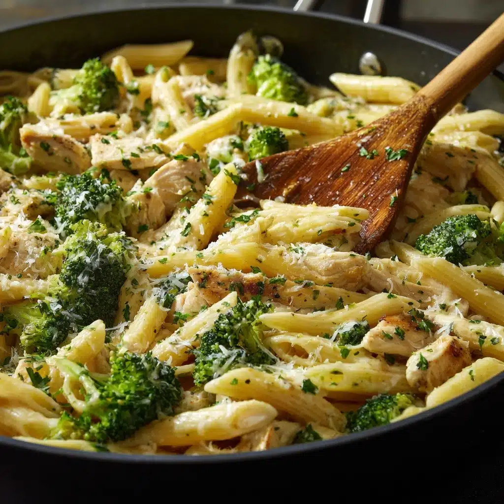 Chicken and Broccoli Penne Alfredo Recipe