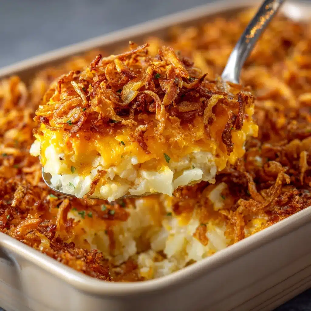 French Onion Funeral Potatoes Recipe