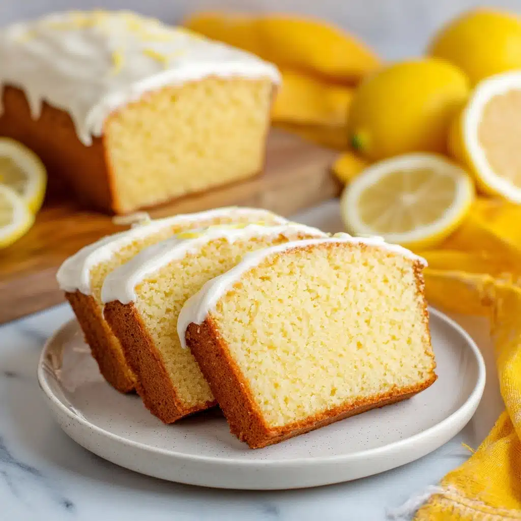 Keto Lemon Pound Cake with Cream Cheese Recipe - Recipe Image