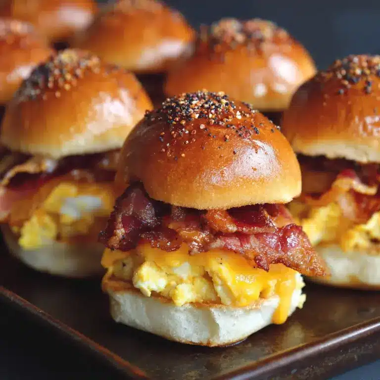 Crack Breakfast Sliders (Bacon Egg & Cheese) Recipe