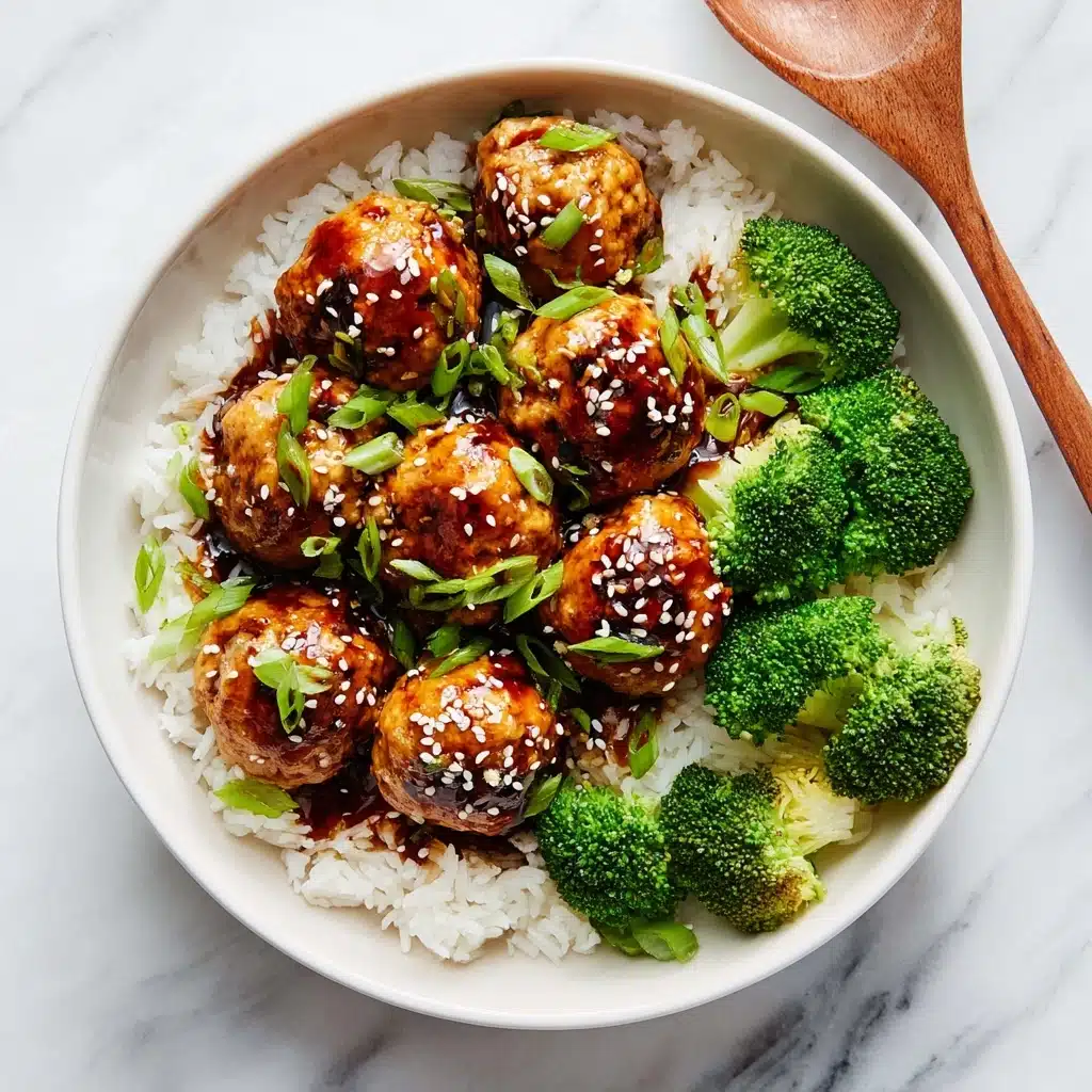 Teriyaki Chicken Meatballs Recipe - Recipe Image