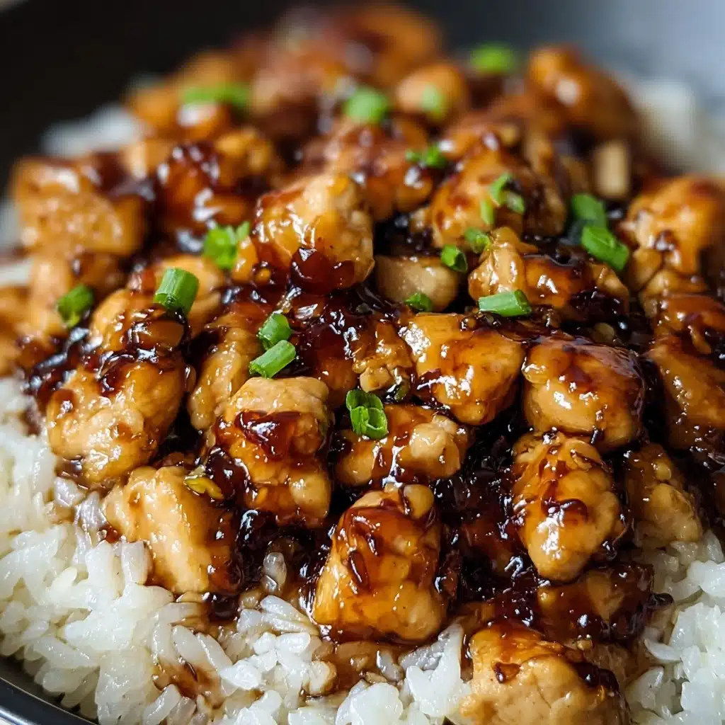 Honey BBQ Chicken Rice Recipe - Recipe Image