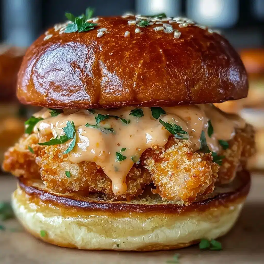 Easy Bang Bang Chicken Sliders Recipe - Recipe Image