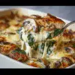 Chicken, Spinach, and Mushroom Low-Carb Oven Dish Recipe