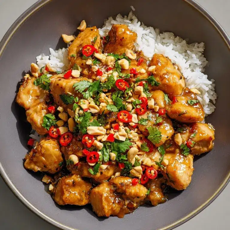 Thai Peanut Chicken Recipe