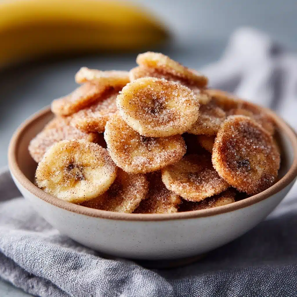 Cinnamon-Sugar Air Fryer Banana Chips Recipe
