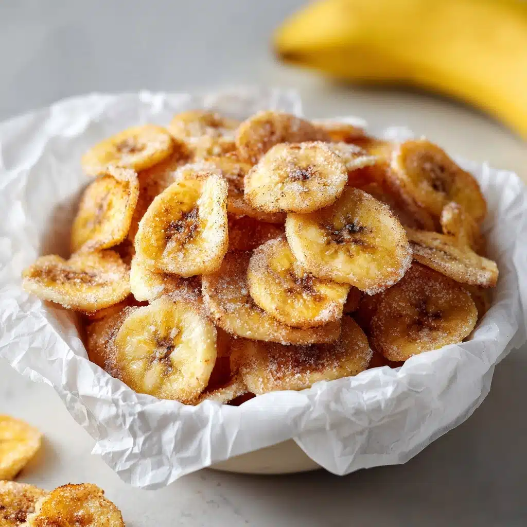 Cinnamon-Sugar Air Fryer Banana Chips Recipe - Recipe Image