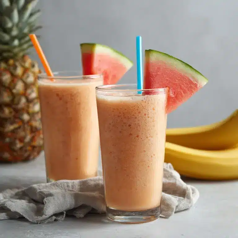 Banana Watermelon Pineapple Smoothie Recipe
