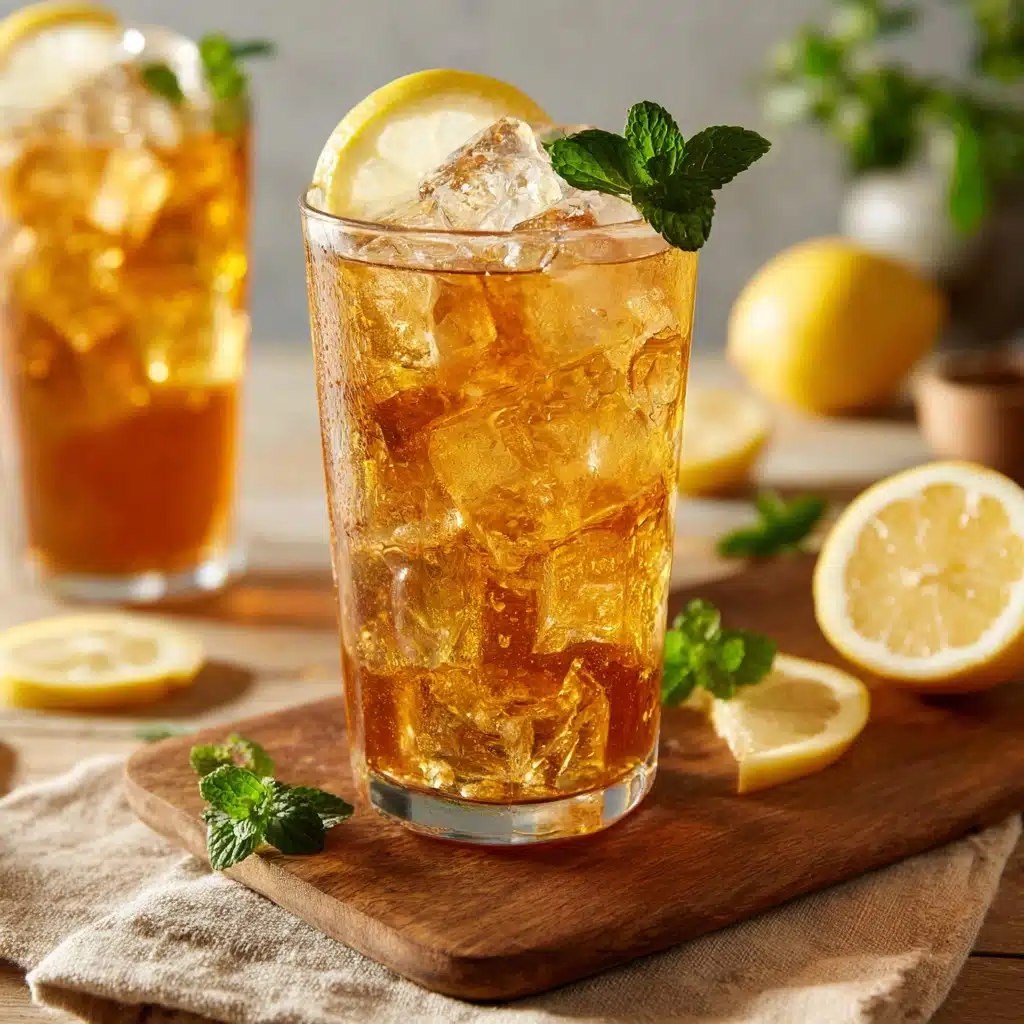 Iced Honeydew Mint Tea Recipe - Recipe Image