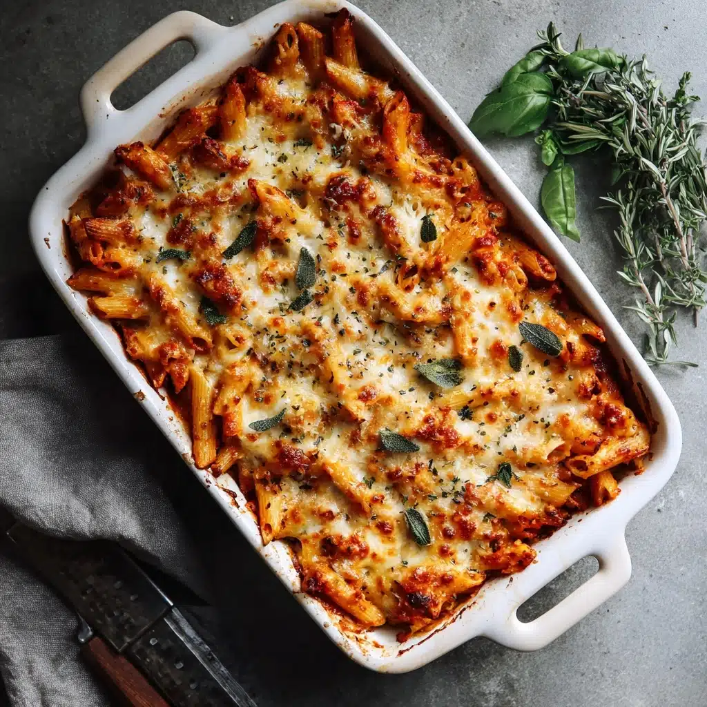 Baked Rigatoni Spinach Ricotta Recipe