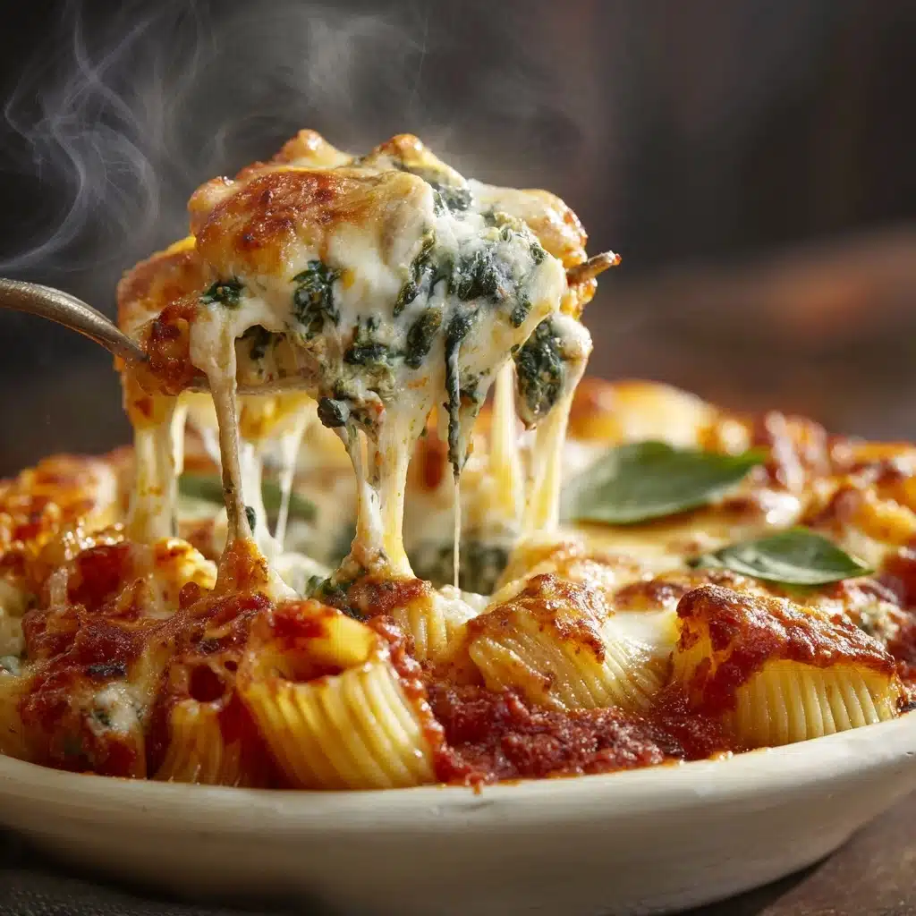 Baked Rigatoni Spinach Ricotta Recipe - Recipe Image