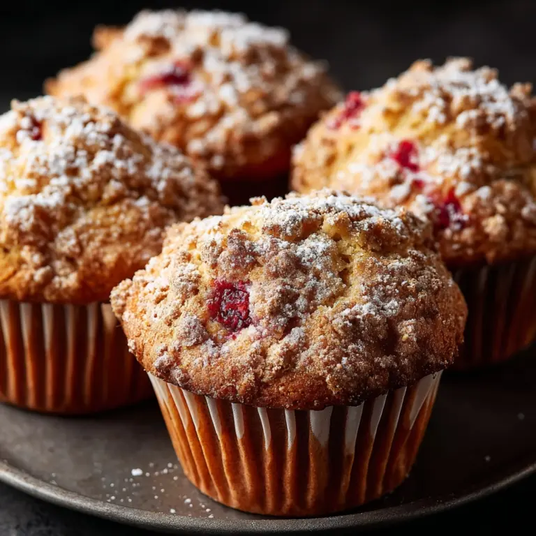 Rhubarb Muffins with Greek Yogurt Recipe