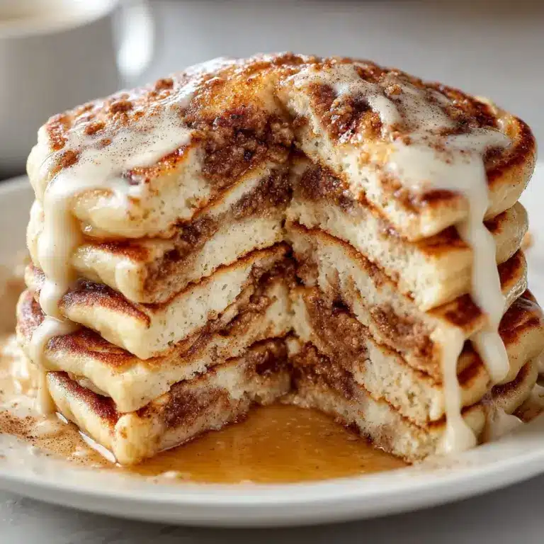 Cinnamon Roll Pancakes Recipe