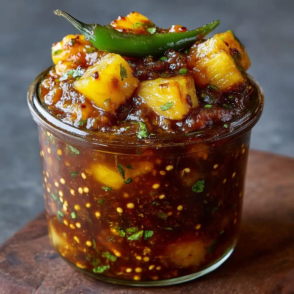 Spicy Pineapple Jalapeño Chutney Recipe - Recipe Image