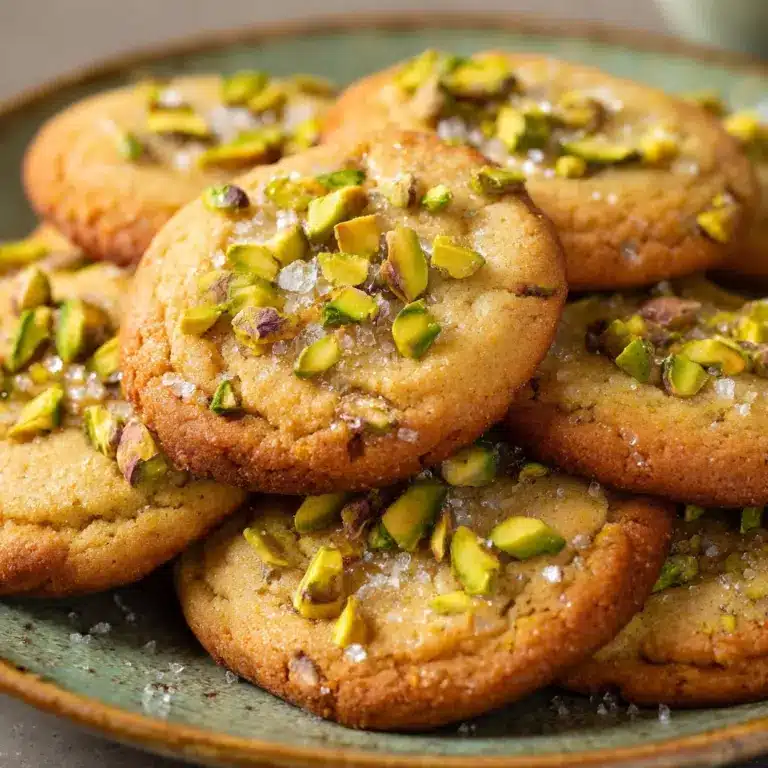 Salted Honey Pistachio Cookies Recipe