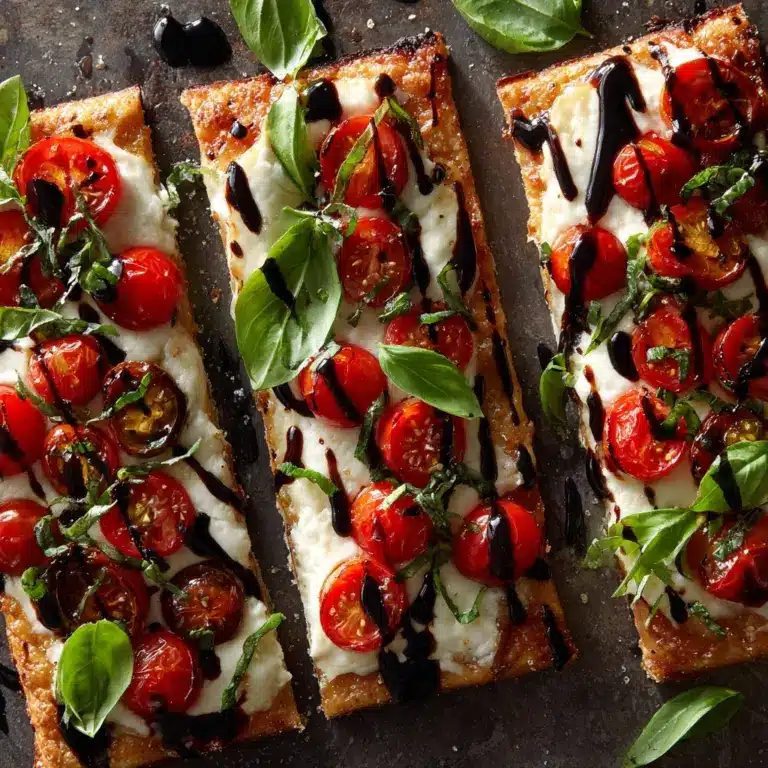 Chicken Caprese Flatbread Recipe