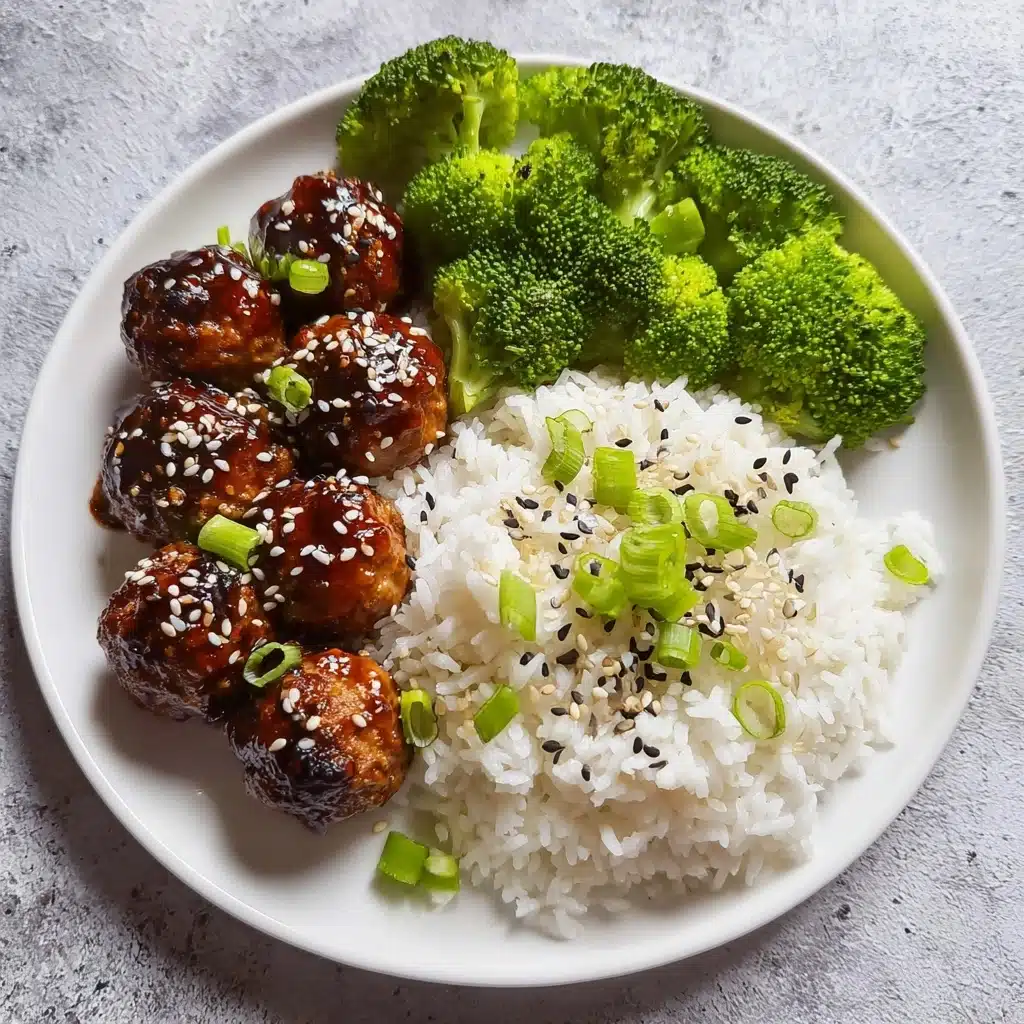 Teriyaki Chicken Meatballs Recipe - Recipe Image