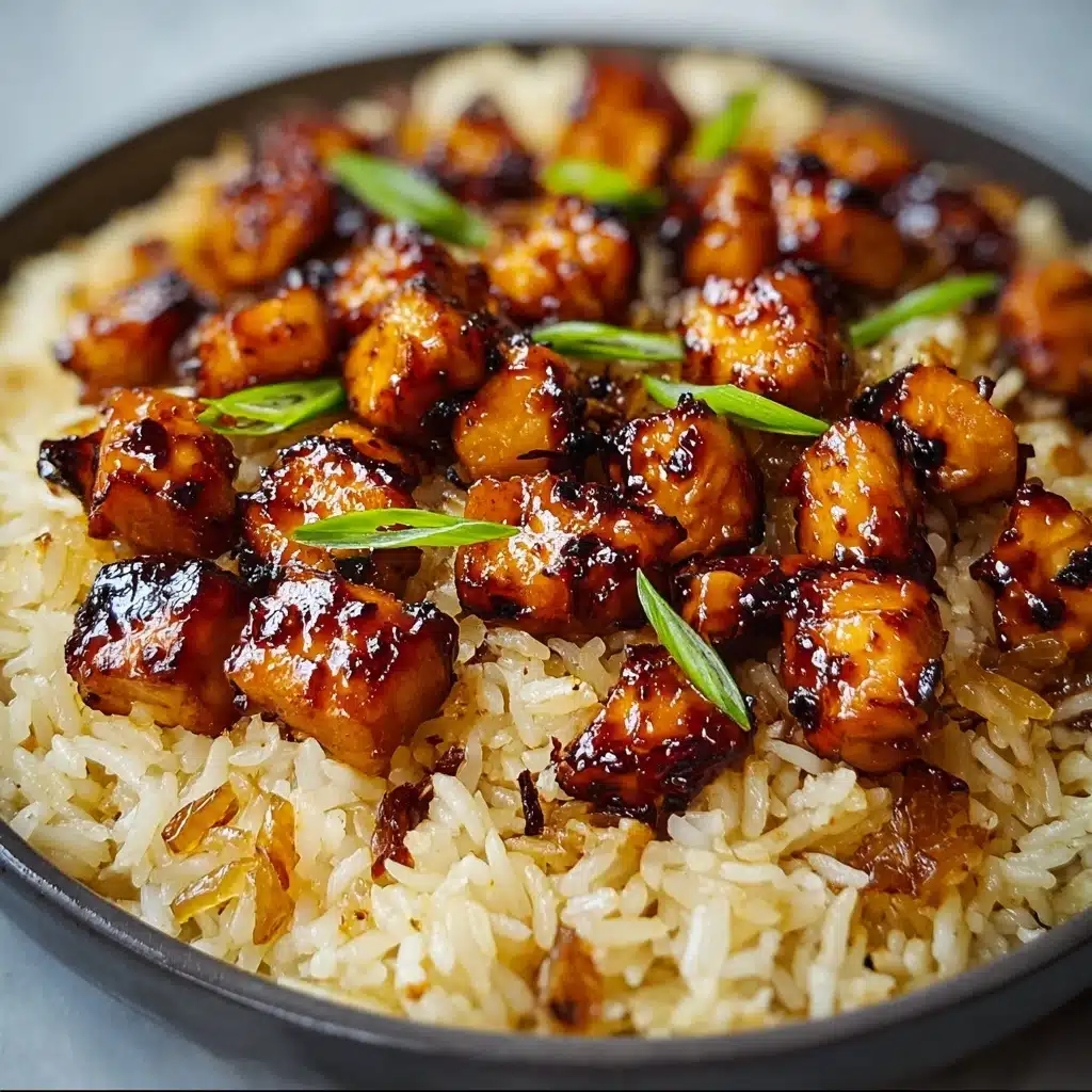Honey BBQ Chicken Rice Recipe