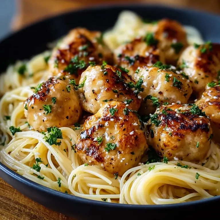 Chicken Bites with Creamy Parmesan Pasta Recipe