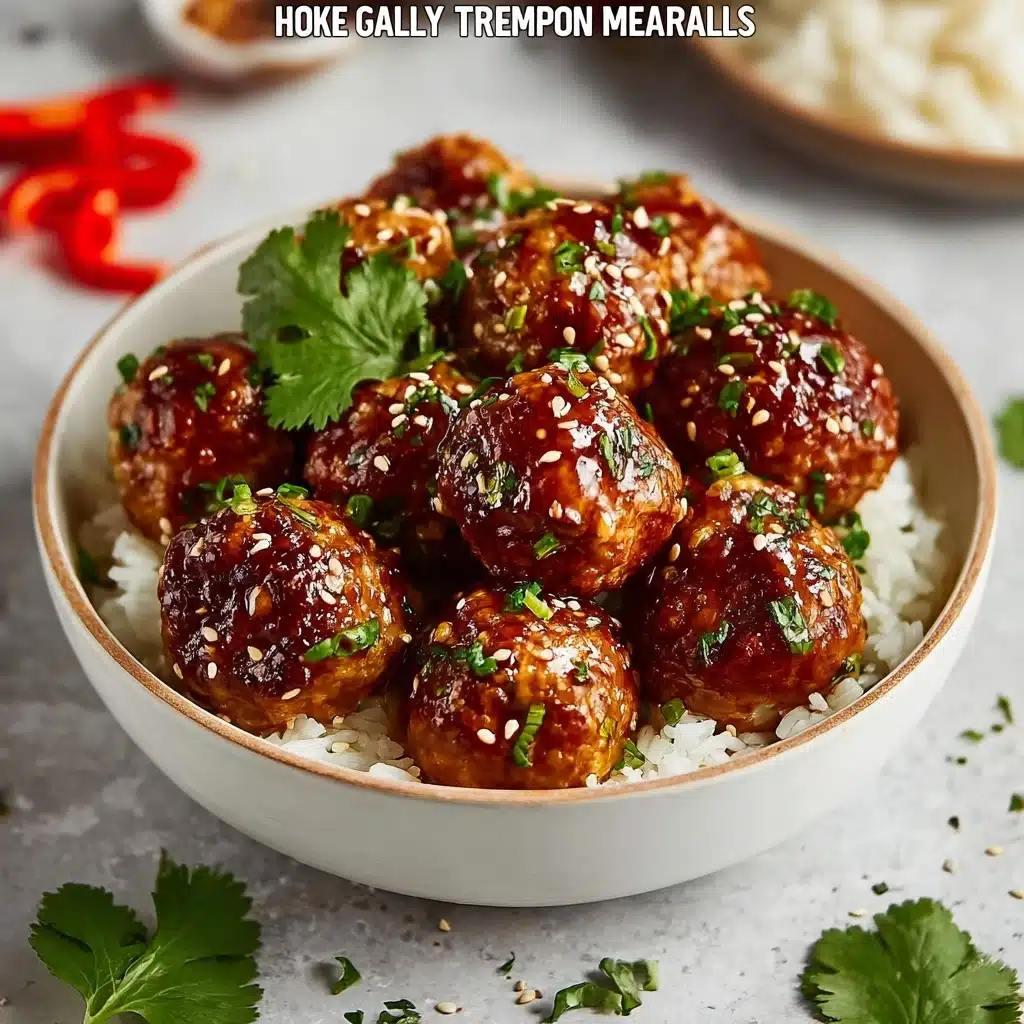 Honey Garlic Turkey Meatballs Recipe - Recipe Image
