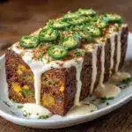 Smoky Jalapeño Popper Meatloaf with Creamy Ranch Drizzle Recipe