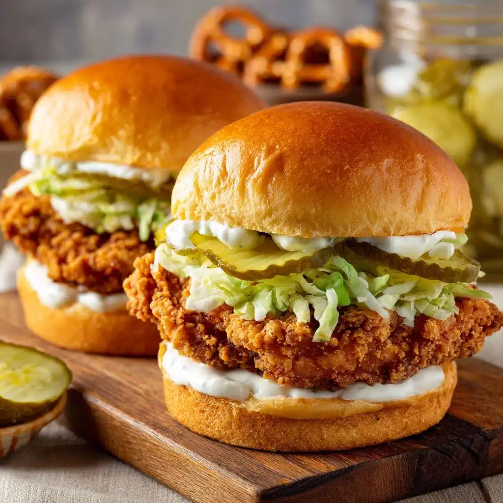 Crispy Dill Chicken Sandwich Recipe - Recipe Image
