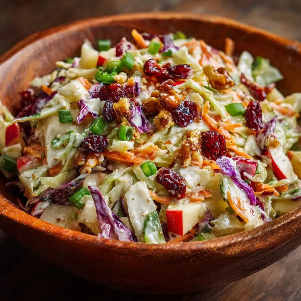 Cranberry Apple Coleslaw Salad Recipe - Recipe Image