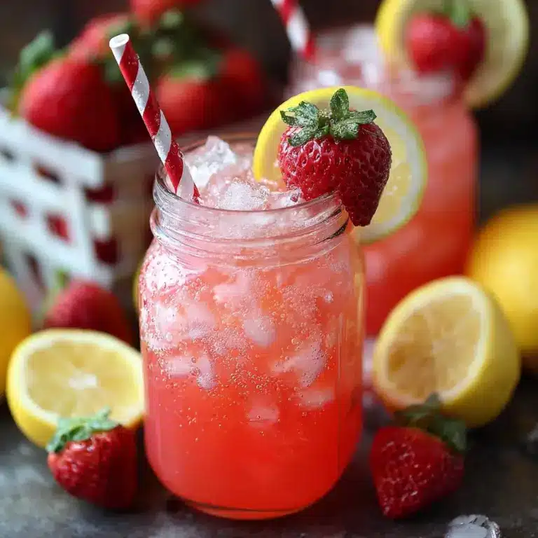Strawberry Coconut Water Lemonade Recipe