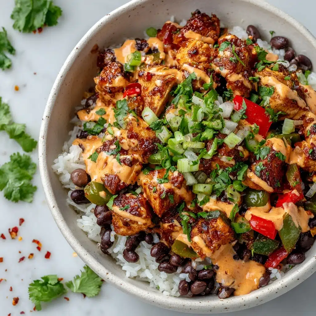 Chicken Fajita Burrito Bowl Recipe - Recipe Image