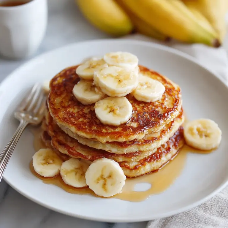 Brown Sugar Banana Pancakes Recipe
