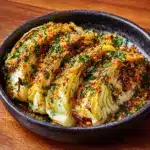 Miso Butter Roasted Cabbage Wedges Recipe