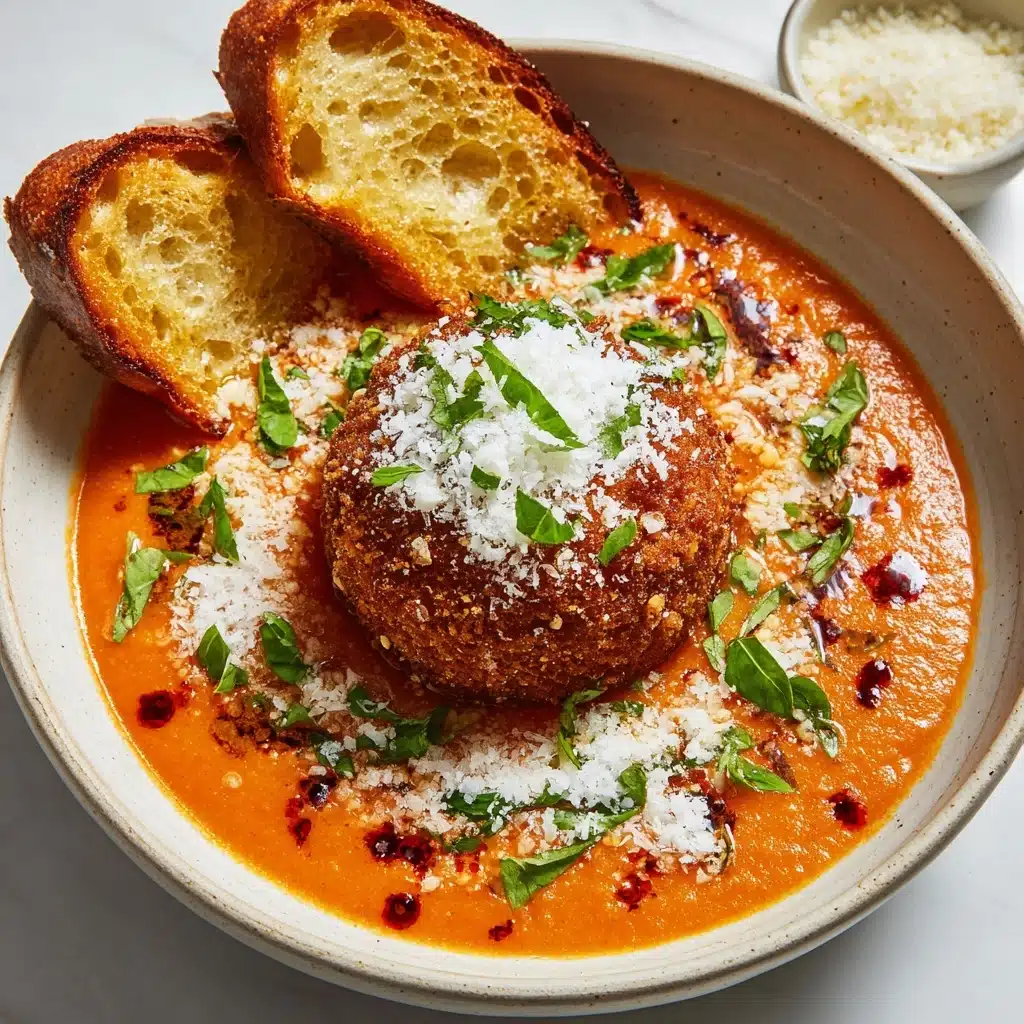 Fried Burrata with Spicy Vodka-Style Sauce Recipe - Recipe Image