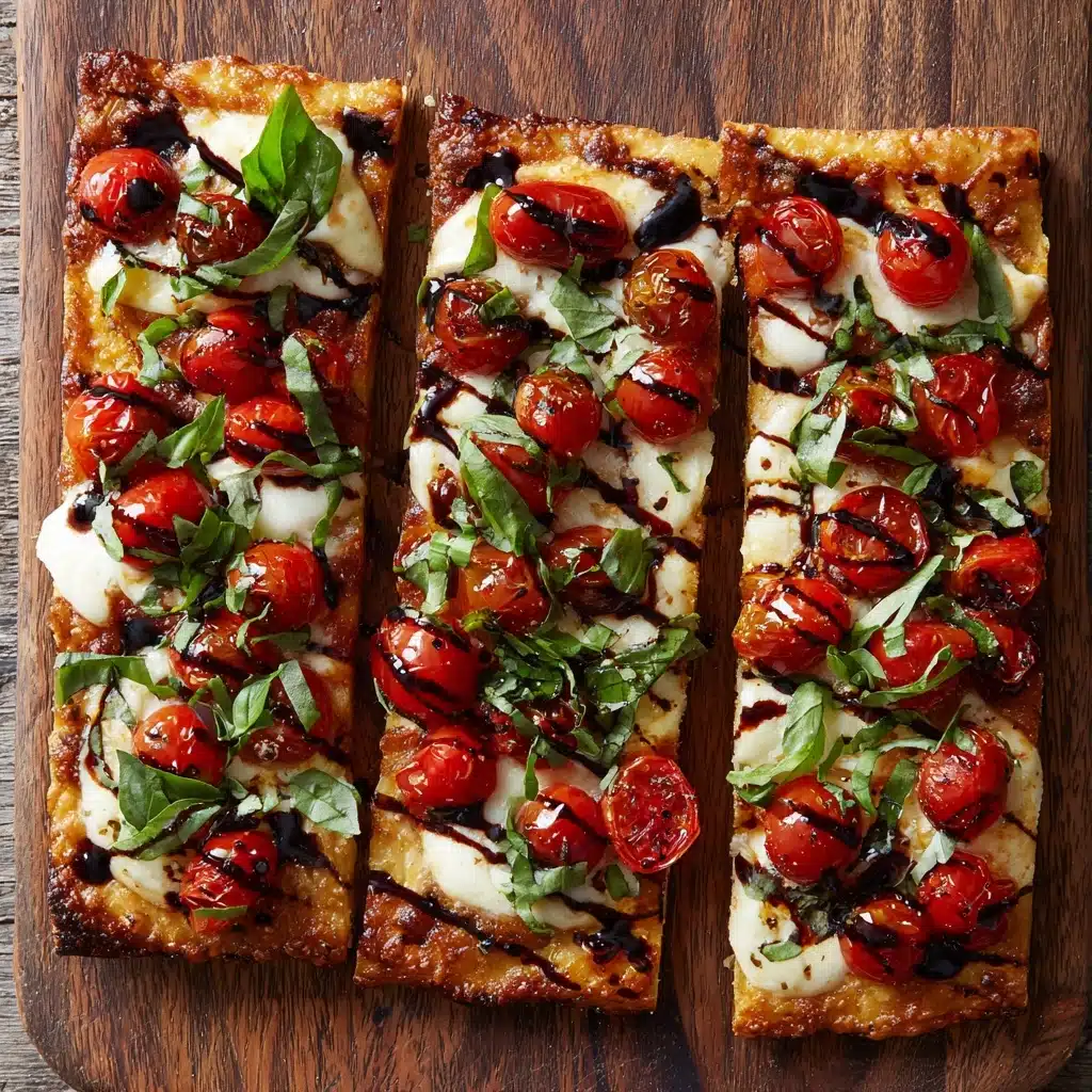 Chicken Caprese Flatbread Recipe - Recipe Image