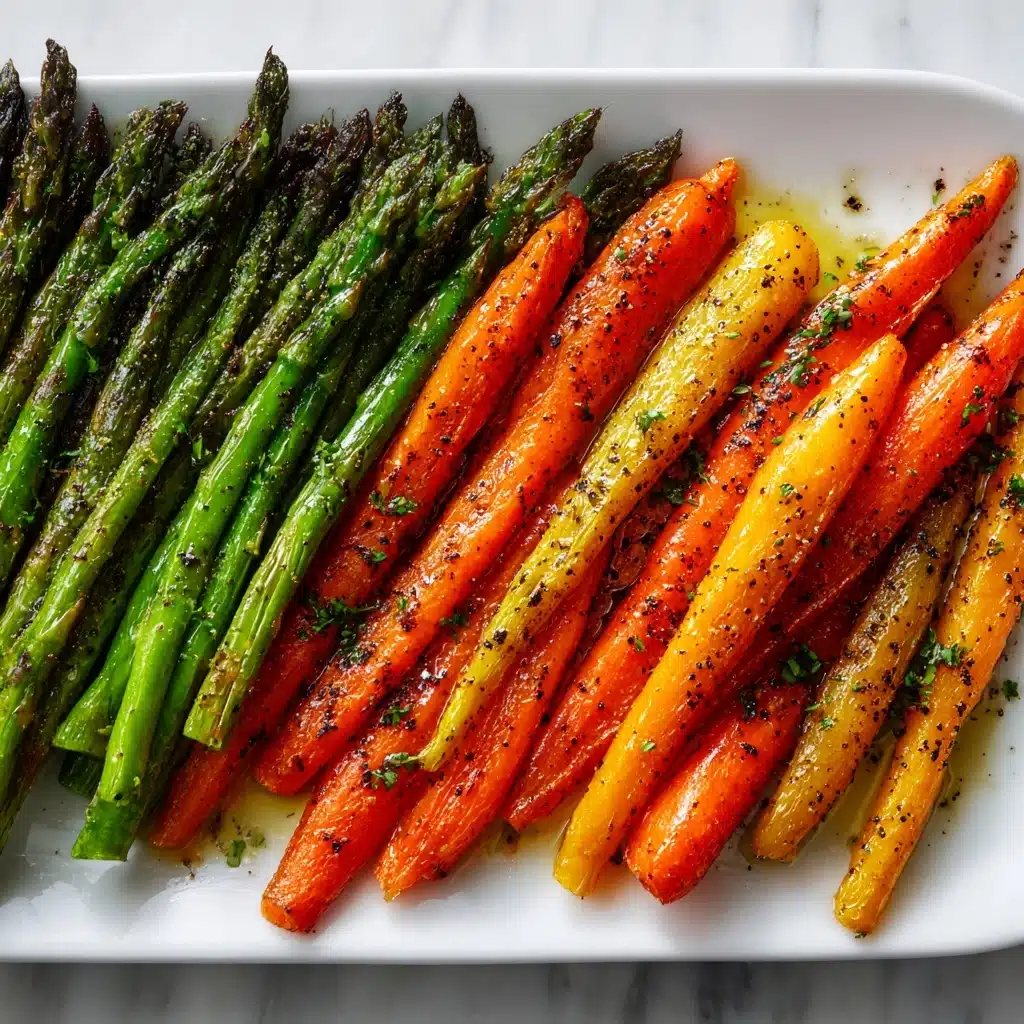 Roasted Asparagus & Carrots Recipe - Recipe Image