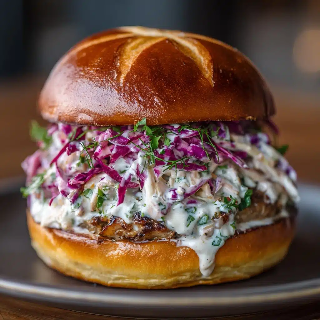 Greek Chicken Burgers with Tzatziki Slaw Recipe - Recipe Image