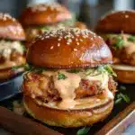 Easy Bang Bang Chicken Sliders Recipe