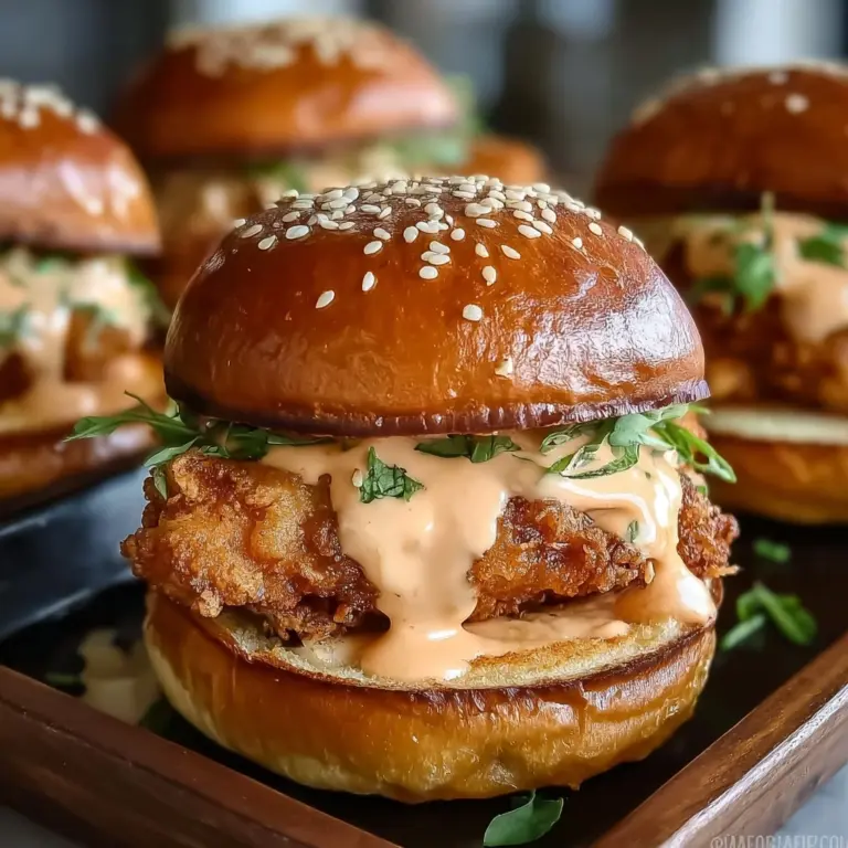 Easy Bang Bang Chicken Sliders Recipe