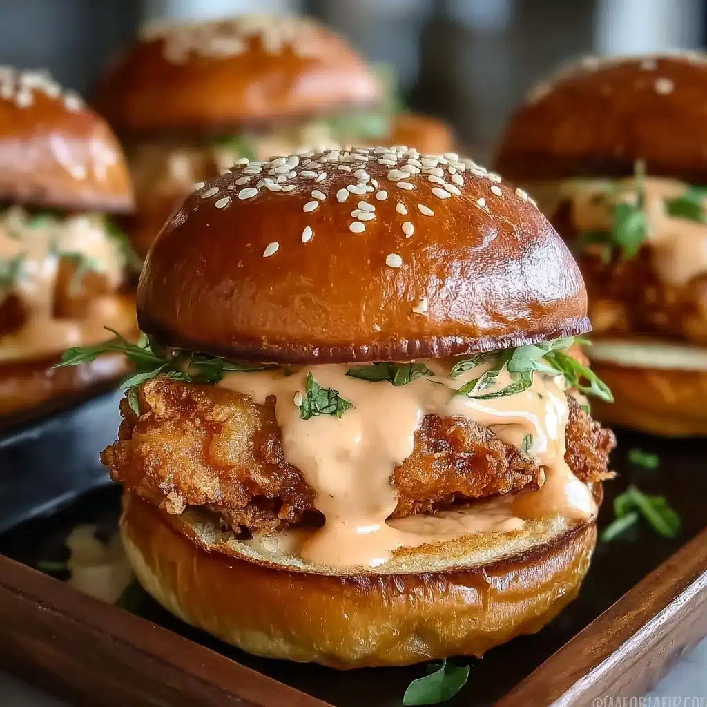 Easy Bang Bang Chicken Sliders Recipe