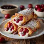 Cherry Cheesecake Egg Rolls Recipe