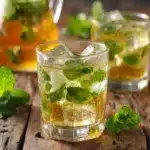 Iced Honeydew Mint Tea Recipe