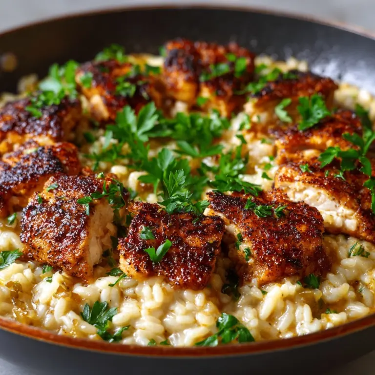 One-Pan Creamy Parmesan Chicken & Rice [40 Minutes] Recipe