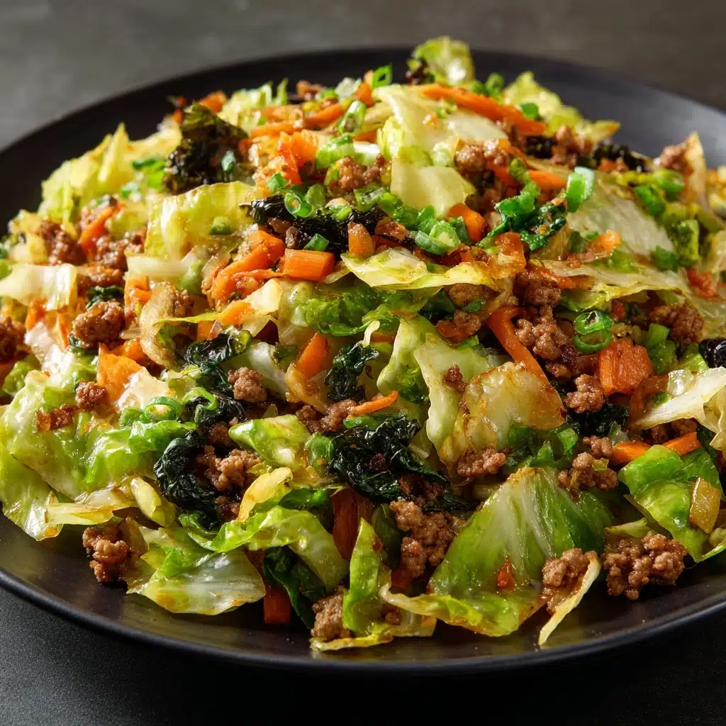Chinese Ground Beef and Cabbage Stir-Fry Recipe