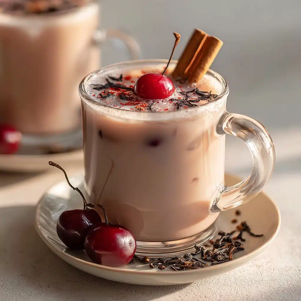 Cherry Earl Grey Milk Tea Recipe - Recipe Image