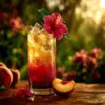 Peach Hibiscus Sunset Tea Recipe