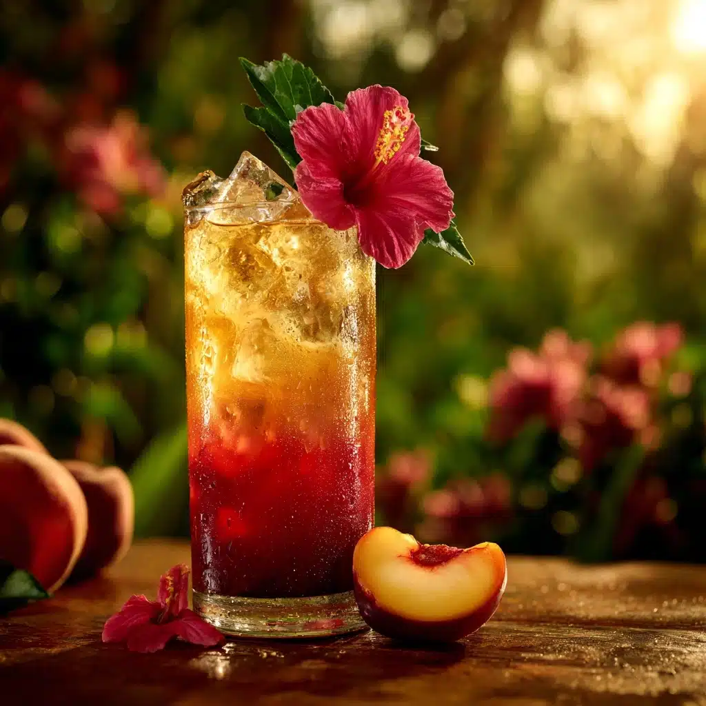 Peach Hibiscus Sunset Tea Recipe