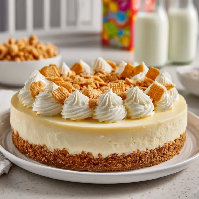 Cinnamon Toast Crunch Cheesecake Recipe